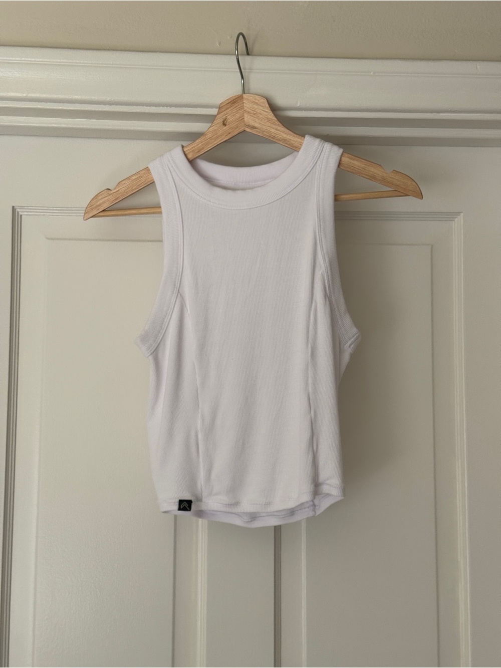 Oner Active White Ribbed Tank Top